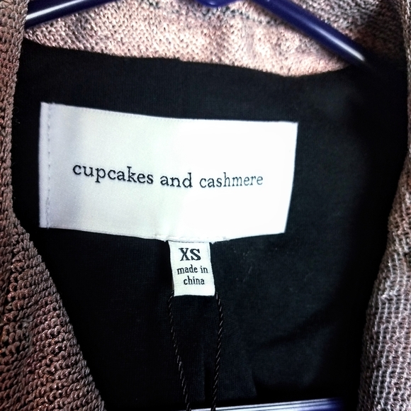 Cupcakes & Cashmere Pink Military Moto Crop Jacket - Picture 2 of 6